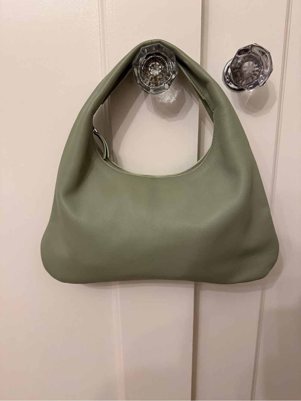 The Row Women’s Small Everyday Leather Shoulder Bag in Green - Picture 9 of 9